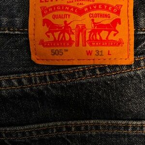 Levi's Men's Dark Blue Straight Jeans